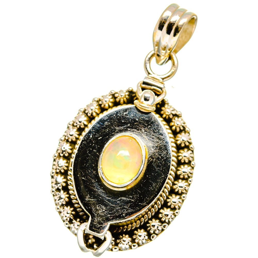 Ethiopian Opal Pendants handcrafted by Ana Silver Co - PD15073