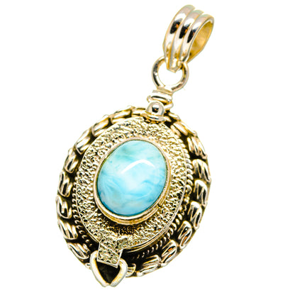 Larimar Pendants handcrafted by Ana Silver Co - PD15077