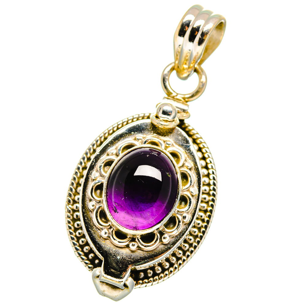Amethyst Pendants handcrafted by Ana Silver Co - PD15079
