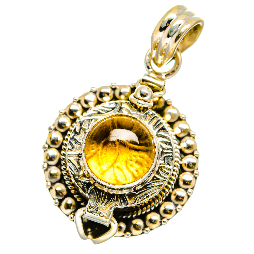 Citrine Pendants handcrafted by Ana Silver Co - PD15081