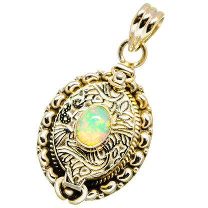 Ethiopian Opal Pendants handcrafted by Ana Silver Co - PD15082