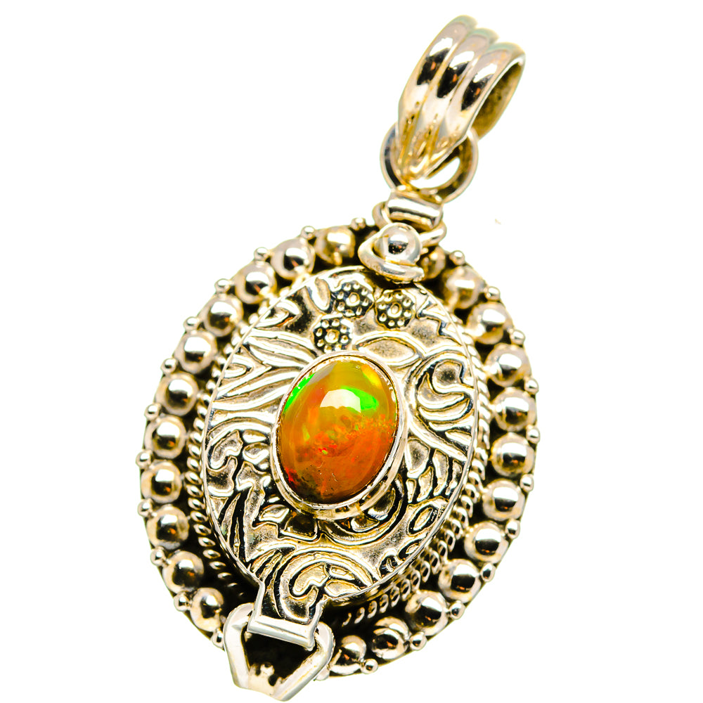 Ethiopian Opal Pendants handcrafted by Ana Silver Co - PD15083