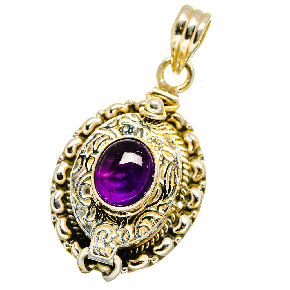 Amethyst Pendants handcrafted by Ana Silver Co - PD15085
