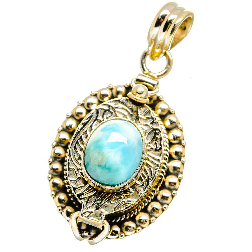 Larimar Pendants handcrafted by Ana Silver Co - PD15092