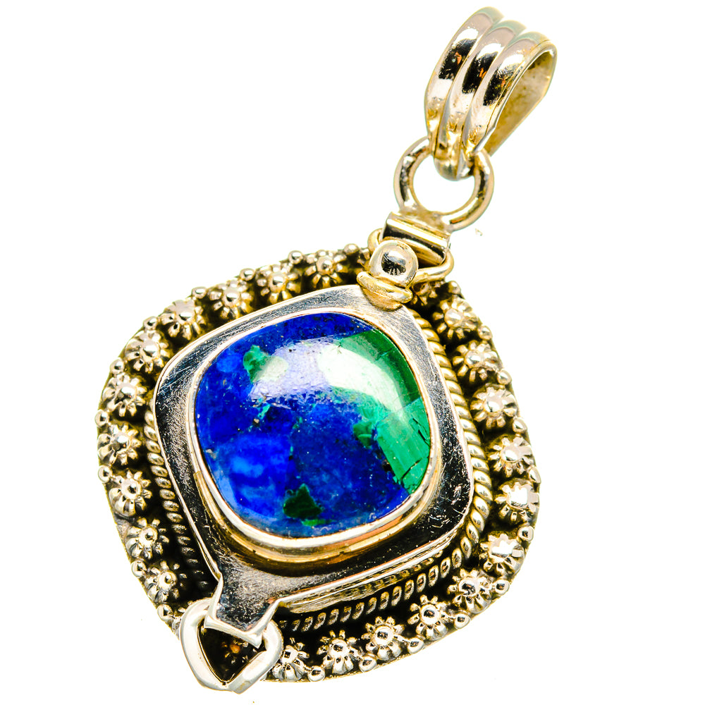 Azurite Pendants handcrafted by Ana Silver Co - PD15094