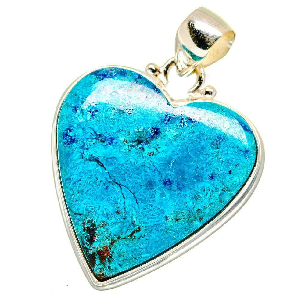 Chrysocolla Pendants handcrafted by Ana Silver Co - PD15096