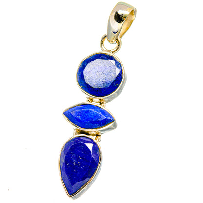 Lapis Lazuli Pendants handcrafted by Ana Silver Co - PD15109