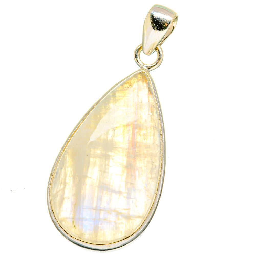 Rainbow Moonstone Pendants handcrafted by Ana Silver Co - PD15121 - Photo 2
