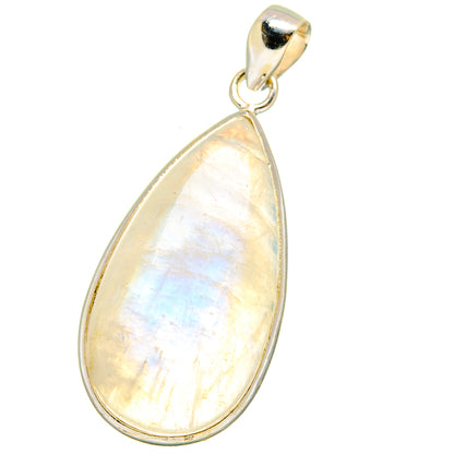 Rainbow Moonstone Pendants handcrafted by Ana Silver Co - PD15125