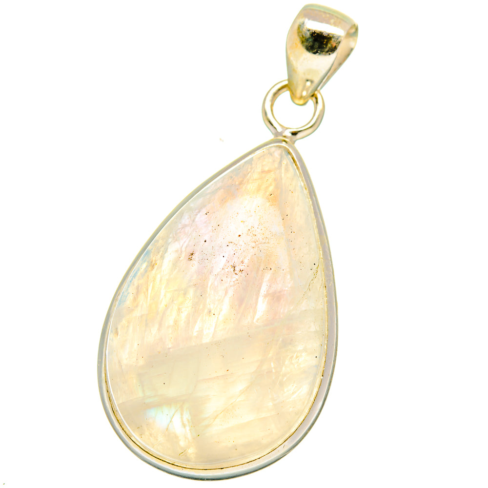 Rainbow Moonstone Pendants handcrafted by Ana Silver Co - PD15126 - Photo 2
