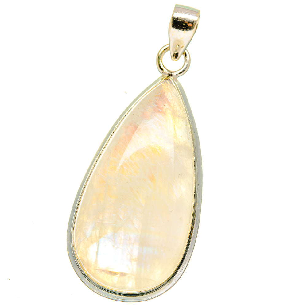 Rainbow Moonstone Pendants handcrafted by Ana Silver Co - PD15127 - Photo 2