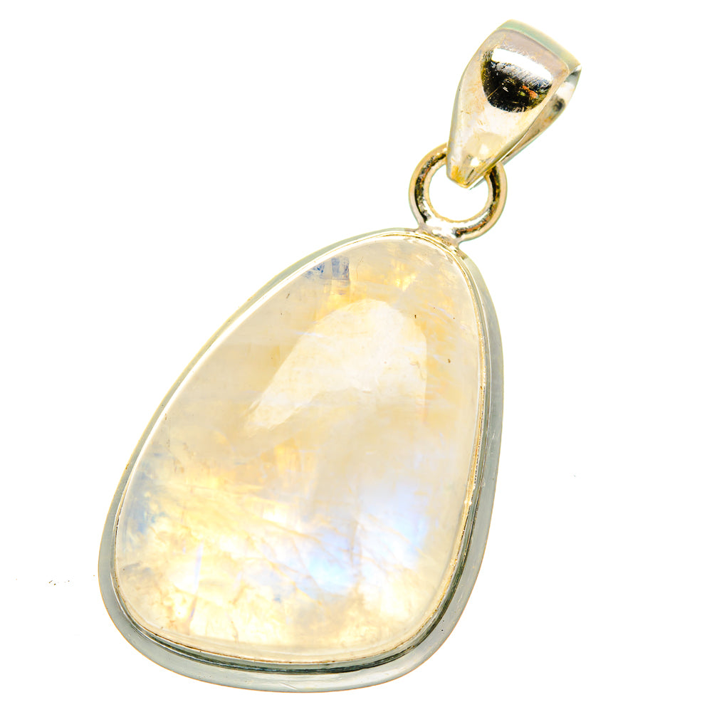 Rainbow Moonstone Pendants handcrafted by Ana Silver Co - PD15133 - Photo 2