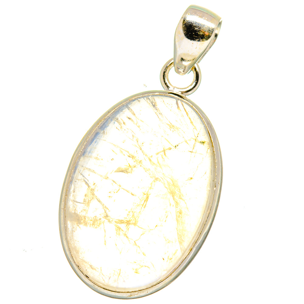 Rainbow Moonstone Pendants handcrafted by Ana Silver Co - PD15134