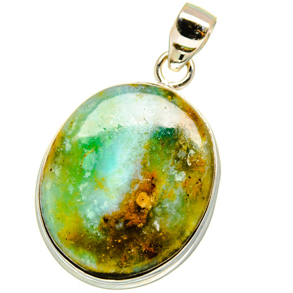 Peruvian Opal Pendants handcrafted by Ana Silver Co - PD15137