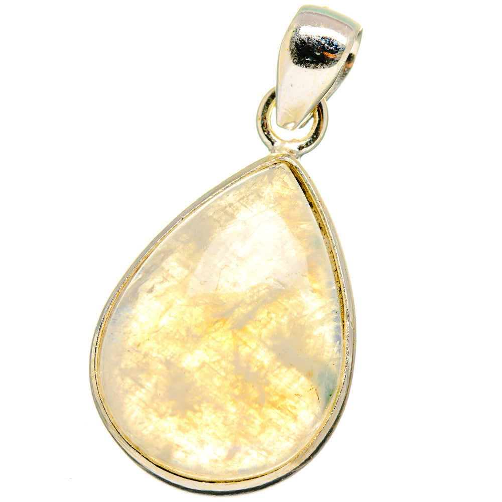 Rainbow Moonstone Pendants handcrafted by Ana Silver Co - PD15150