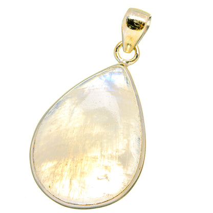 Rainbow Moonstone Pendants handcrafted by Ana Silver Co - PD15152