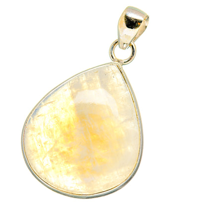 Rainbow Moonstone Pendants handcrafted by Ana Silver Co - PD15153