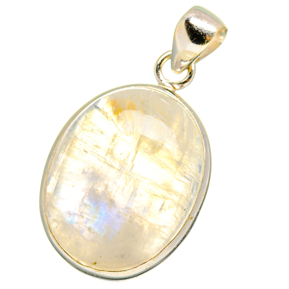 Rainbow Moonstone Pendants handcrafted by Ana Silver Co - PD15154