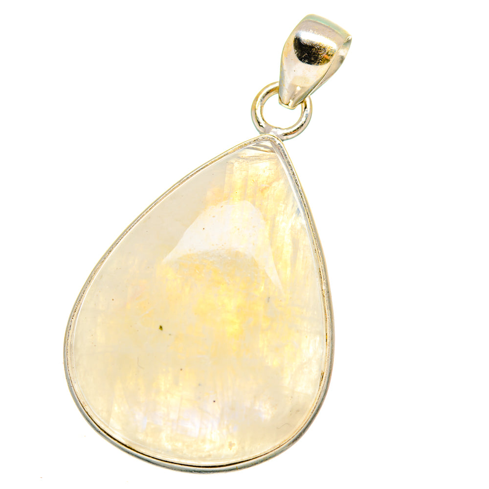 Rainbow Moonstone Pendants handcrafted by Ana Silver Co - PD15157