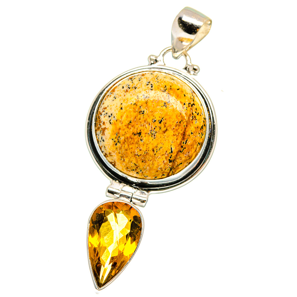 Picture Jasper Pendants handcrafted by Ana Silver Co - PD15178
