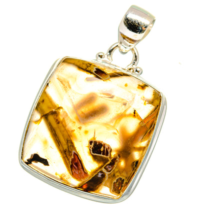Turkish Tube Agate Pendants handcrafted by Ana Silver Co - PD15204 - Photo 2
