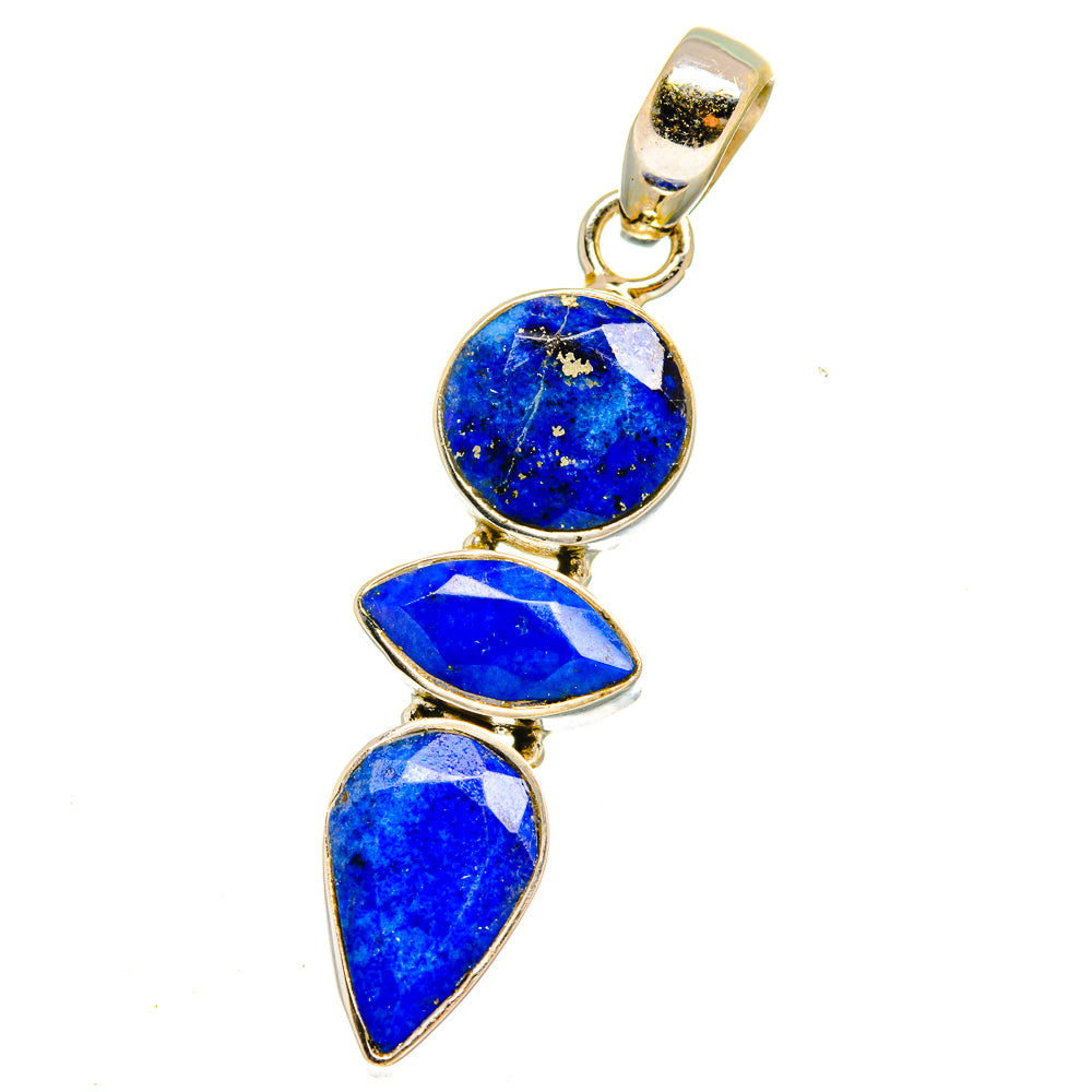 Lapis Lazuli Pendants handcrafted by Ana Silver Co - PD15215