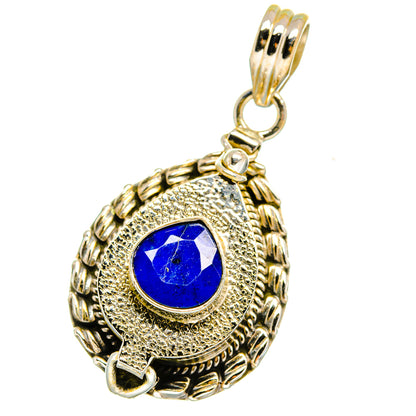 Lapis Lazuli Pendants handcrafted by Ana Silver Co - PD15219