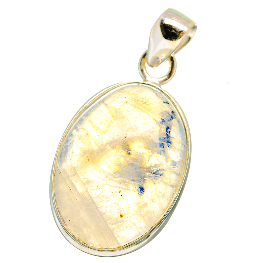 Rainbow Moonstone Pendants handcrafted by Ana Silver Co - PD15232