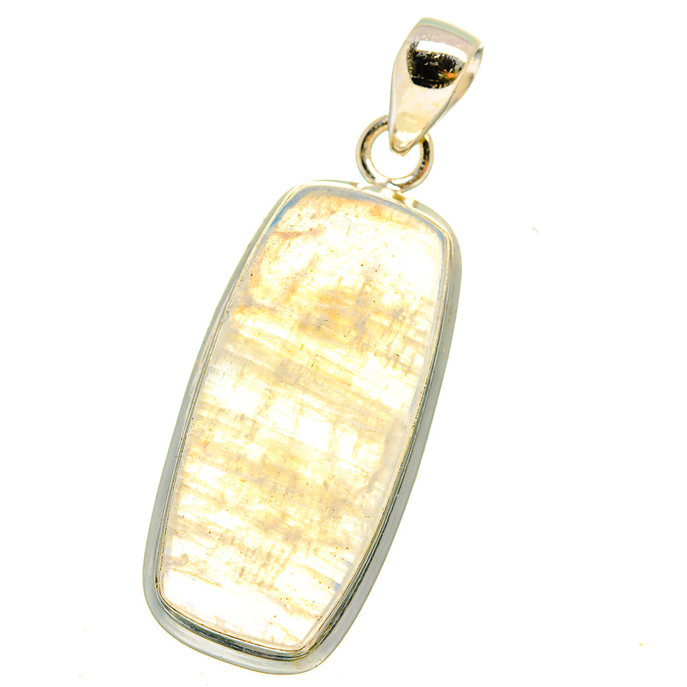 Rainbow Moonstone Pendants handcrafted by Ana Silver Co - PD15236
