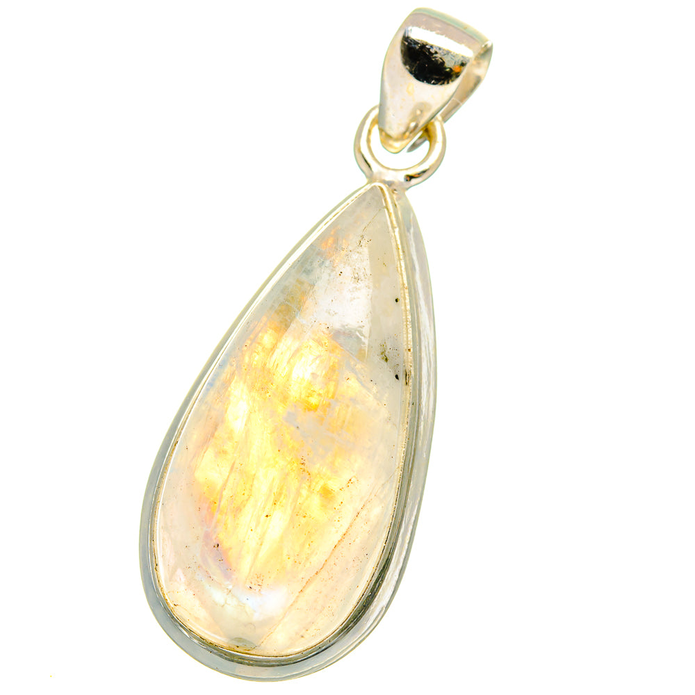 Rainbow Moonstone Pendants handcrafted by Ana Silver Co - PD15238