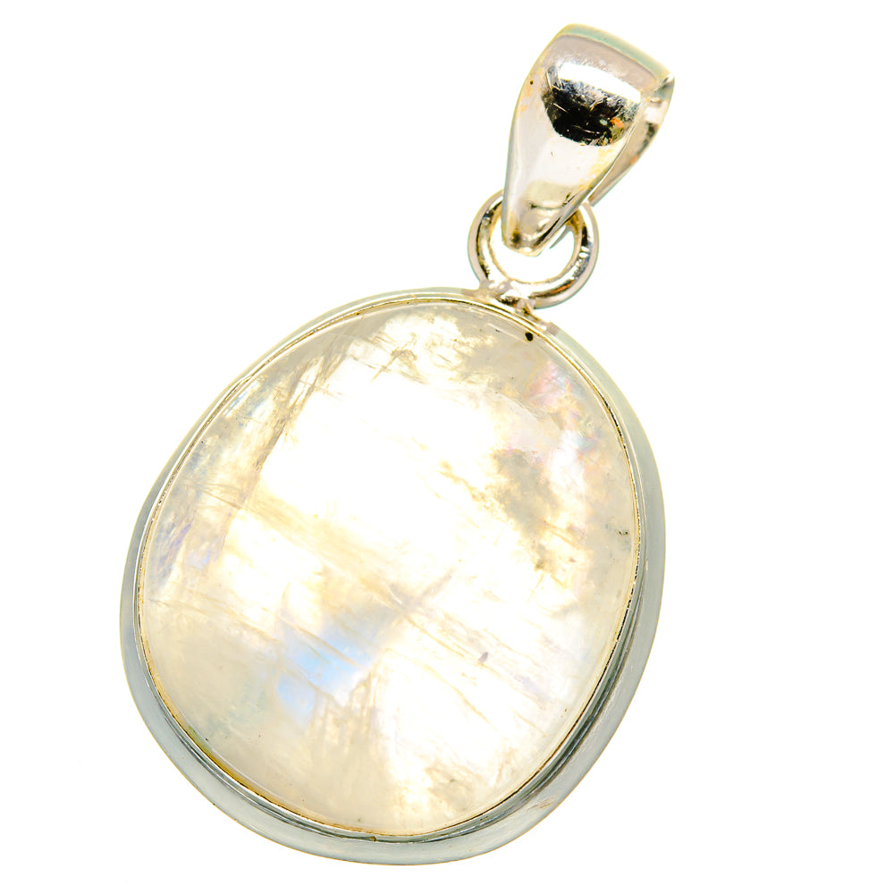 Rainbow Moonstone Pendants handcrafted by Ana Silver Co - PD15241