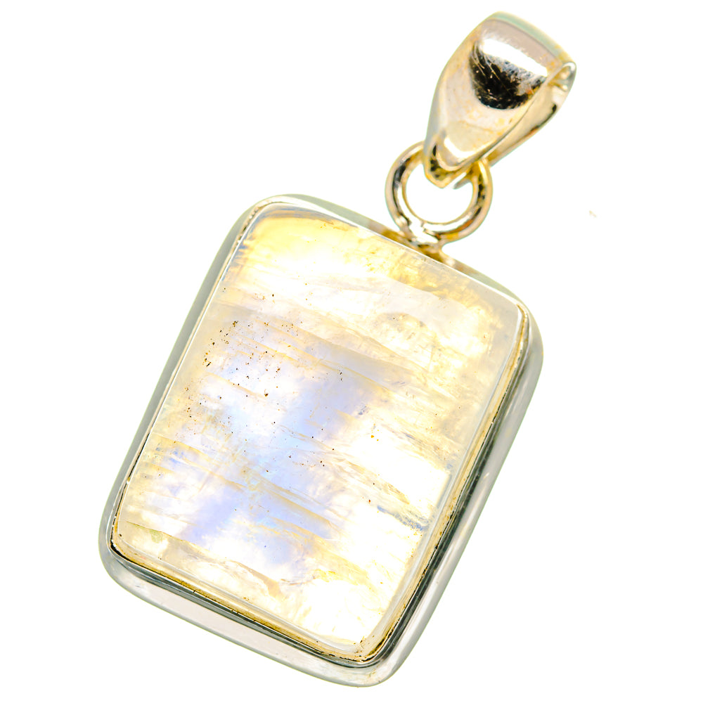 Rainbow Moonstone Pendants handcrafted by Ana Silver Co - PD15242