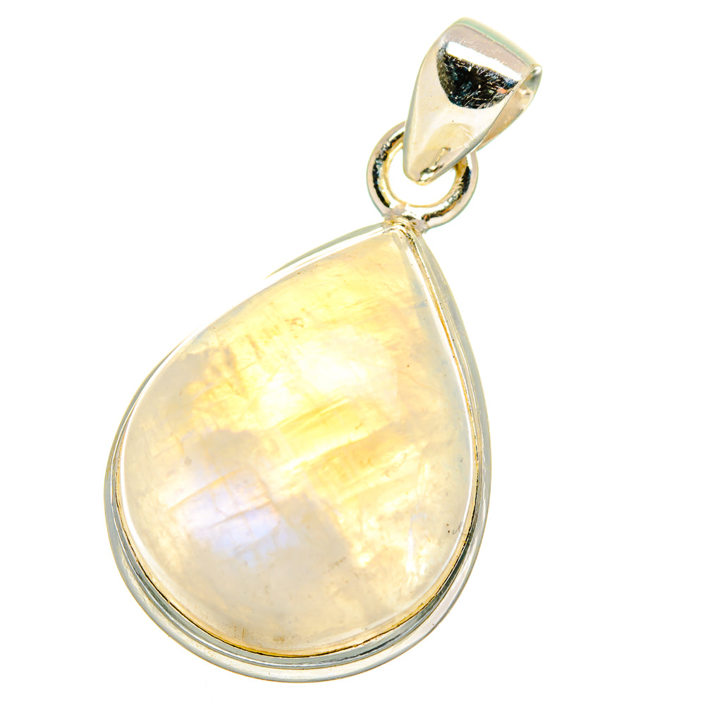 Rainbow Moonstone Pendants handcrafted by Ana Silver Co - PD15244