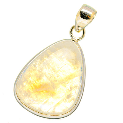 Rainbow Moonstone Pendants handcrafted by Ana Silver Co - PD15245