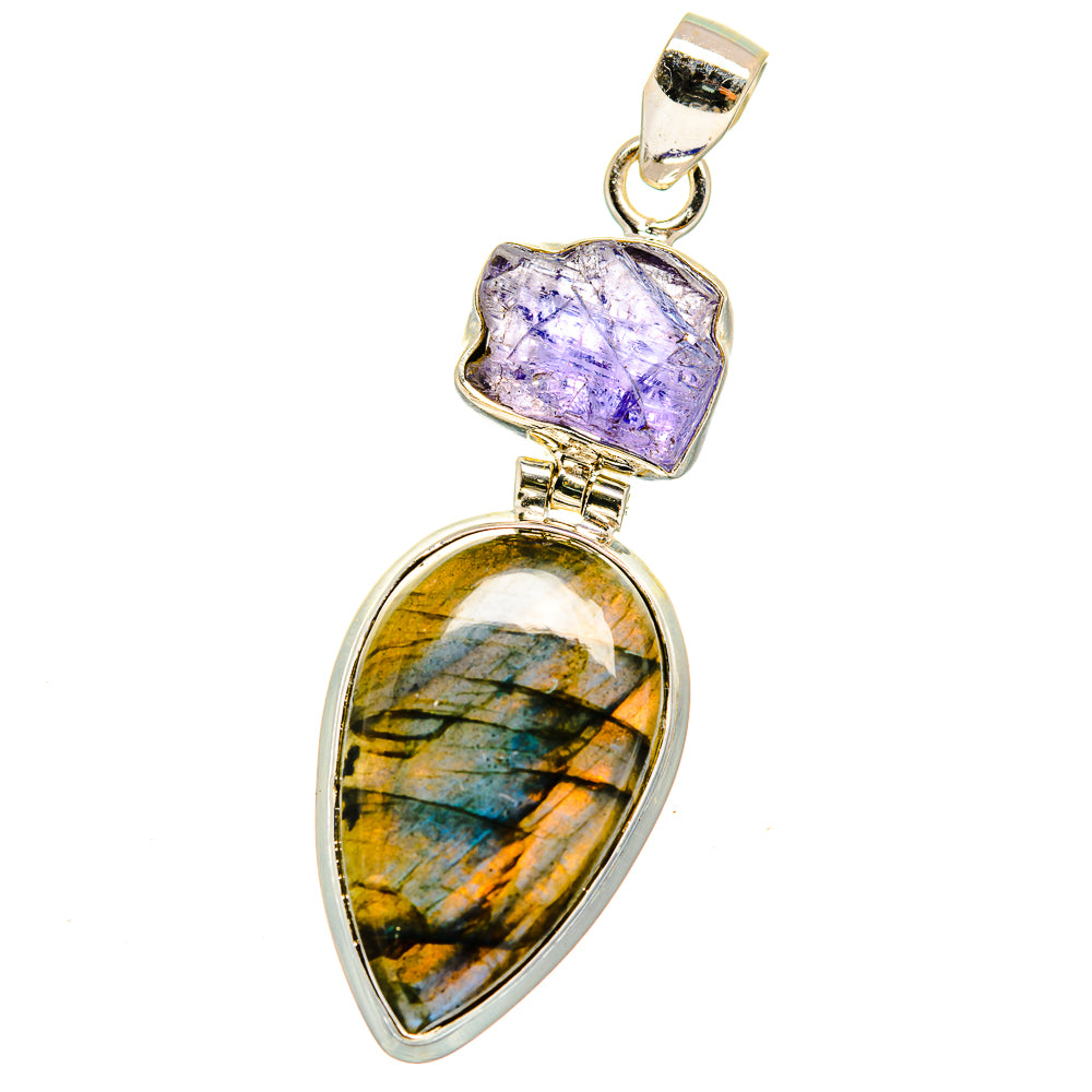 Labradorite Pendants handcrafted by Ana Silver Co - PD15284