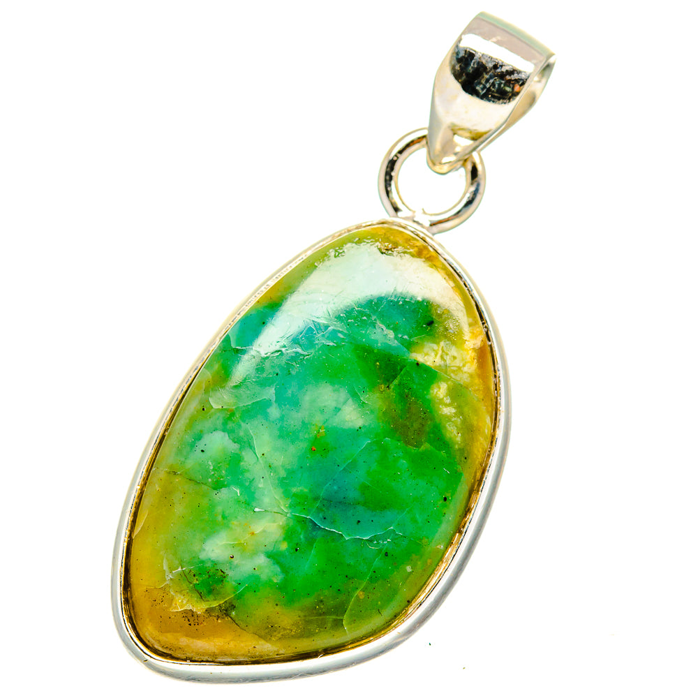 Peruvian Opal Pendants handcrafted by Ana Silver Co - PD15289