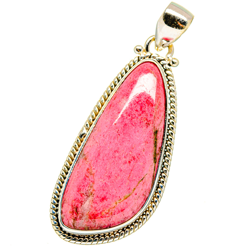 Rhodonite Pendants handcrafted by Ana Silver Co - PD15293