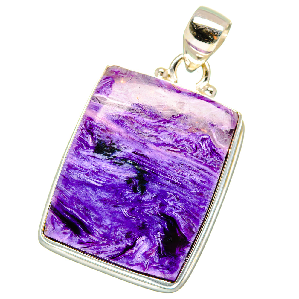 Charoite Pendants handcrafted by Ana Silver Co - PD15294