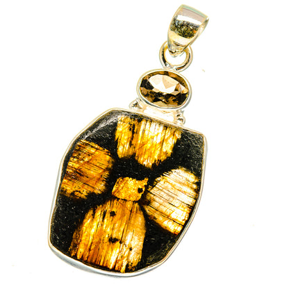 Chiastolite Pendants handcrafted by Ana Silver Co - PD15301