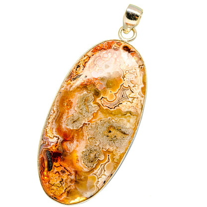 Laguna Lace Agate Pendants handcrafted by Ana Silver Co - PD15311