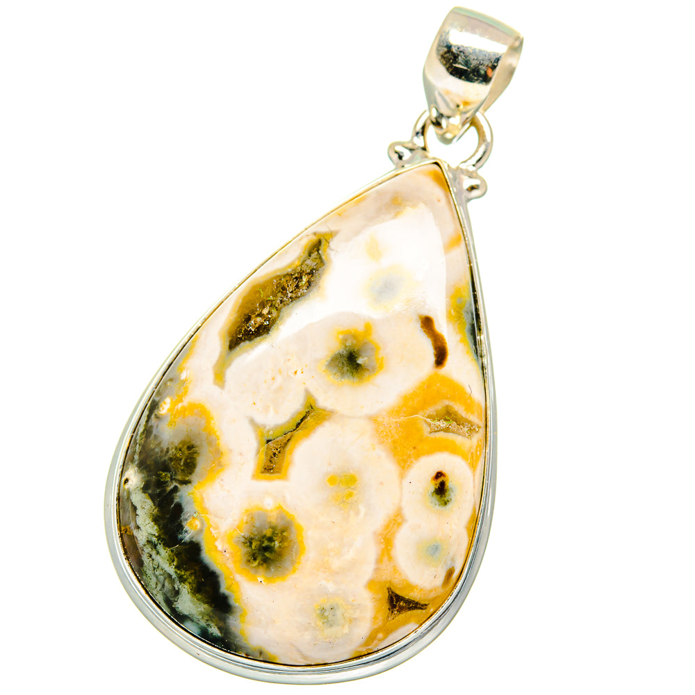 Ocean Jasper Pendants handcrafted by Ana Silver Co - PD15314