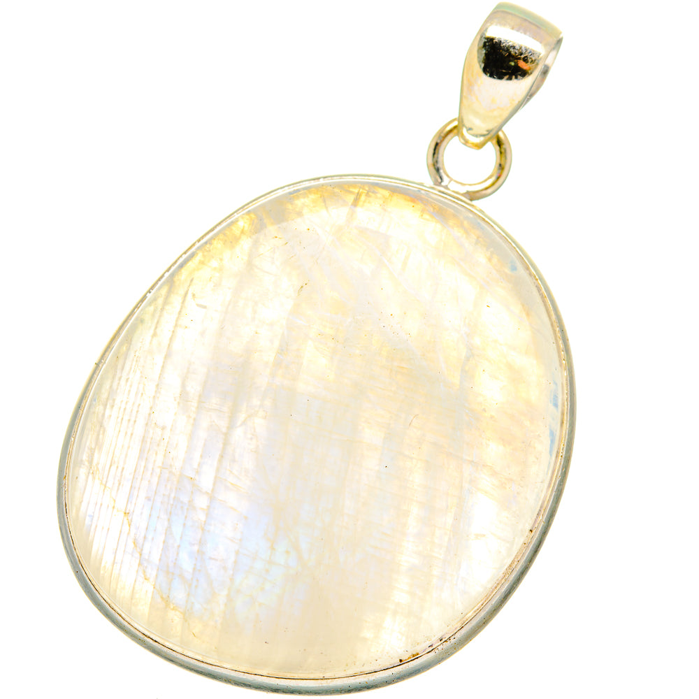 Rainbow Moonstone Pendants handcrafted by Ana Silver Co - PD15323