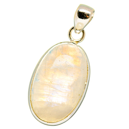 Rainbow Moonstone Pendants handcrafted by Ana Silver Co - PD15330