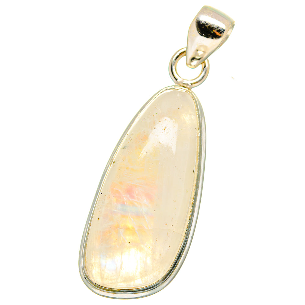 Rainbow Moonstone Pendants handcrafted by Ana Silver Co - PD15331