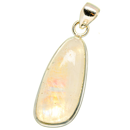 Rainbow Moonstone Pendants handcrafted by Ana Silver Co - PD15331
