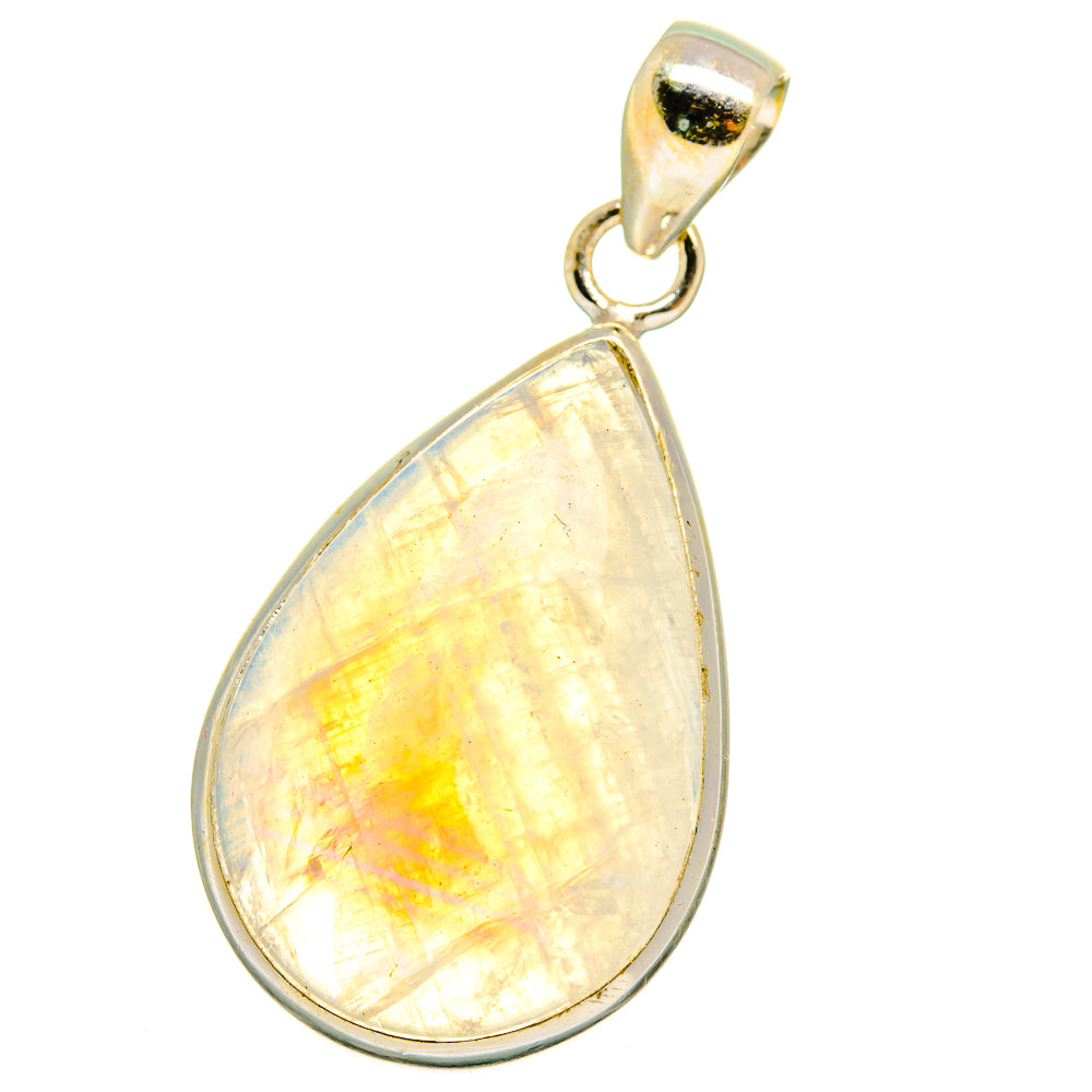 Rainbow Moonstone Pendants handcrafted by Ana Silver Co - PD15332