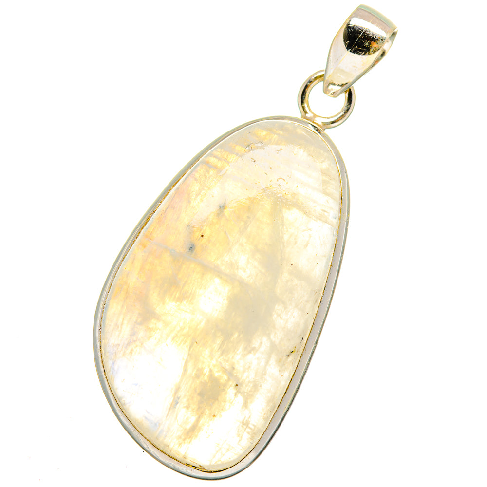 Rainbow Moonstone Pendants handcrafted by Ana Silver Co - PD15338