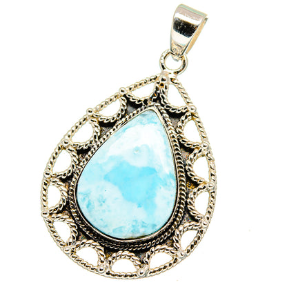Larimar Pendants handcrafted by Ana Silver Co - PD15344