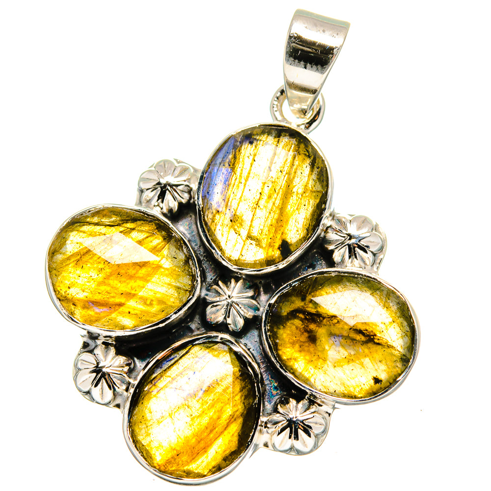 Labradorite Pendants handcrafted by Ana Silver Co - PD15353
