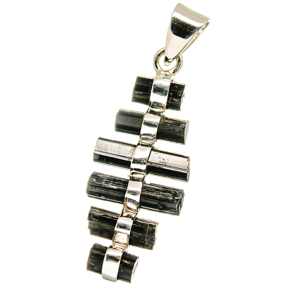 Black Tourmaline Pendants handcrafted by Ana Silver Co - PD15355